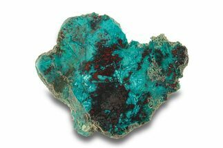 Colorful Chrysocolla and Shattuckite Slab - Mexico #280115