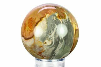 Polished Polychrome Jasper Sphere - Madagascar #280471