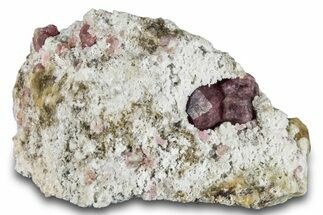 Raspberry Garnets (Rosolite) and Vesuvianite in Matrix - Mexico #281541