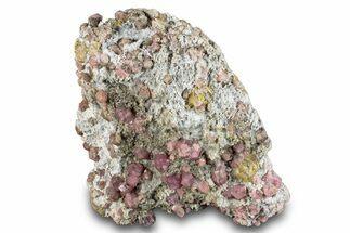 Raspberry Garnets (Rosolite) and Vesuvianite in Matrix - Mexico #281557