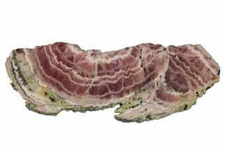 Polished Banded Rhodochrosite Slab - Argentina #281803