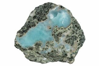 Polished Section of Larimar - Dominican Republic #282502