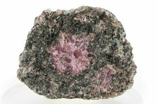 Fluorescent Ruby and Almandine Garnet in Matrix - Russia #283164