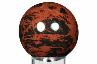 Polished Mahogany Obsidian Sphere - Mexico #283184