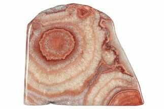 Polished Potato Agate Slice - England #283098