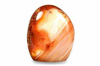 Free-Standing, Polished Carnelian Agate - Madagascar #283470