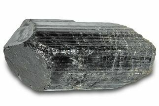 Striated Tourmaline (Schorl) Crystal - Leduc Mine, Quebec #284336