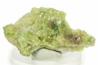 Lustrous Vesuvianite Crystal Cluster - Jeffrey Mine, Canada #284511