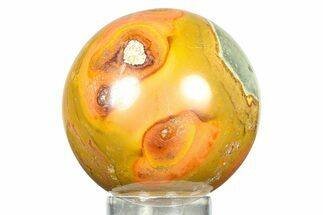 Polished Polychrome Jasper Sphere - Madagascar #283275