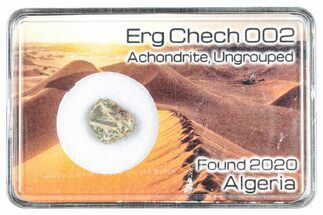 Windowed Erg Chech Meteorite ( g)- Oldest Known Meteorite #284824