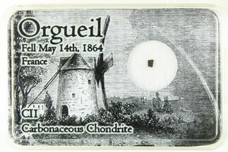Orgueil Meteorite Fragment - Witnessed Fall #285459
