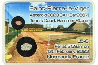L- Chondrite Meteorite Hammer Stone - Saint-Pierre-le-Viger #285505