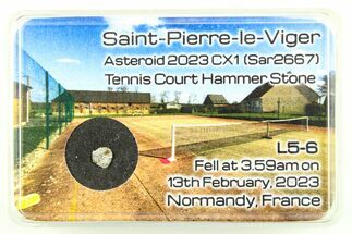L- Chondrite Meteorite Hammer Stone - Saint-Pierre-le-Viger #285746