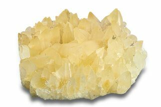 Sharp Dogtooth Calcite Crystal Cluster with Dendrites - Utah #285911