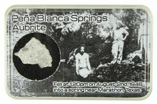 Aubrite Meteorite Fragment - Peña Blanca Springs #286047
