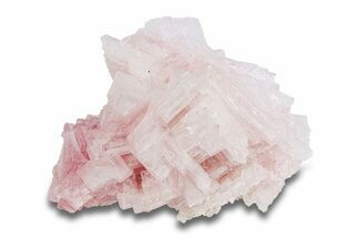 Pink Halite Crystal Cluster - Trona, California #286548
