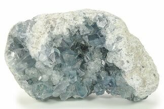 Crystal Filled Celestine (Celestite) Geode - Madagascar #287122