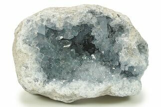 Crystal Filled Celestine (Celestite) Geode - Madagascar #287124