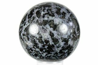 Polished, Indigo Gabbro Sphere - Madagascar #289851
