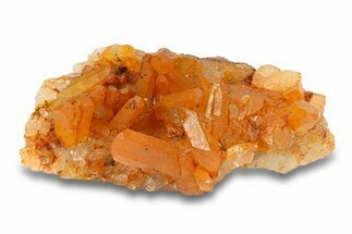 Tangerine Quartz Crystal Cluster - Brazil #289726