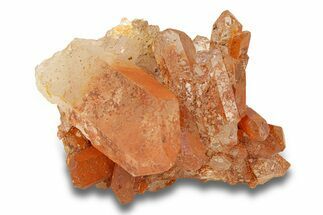 Tangerine Quartz Crystal Cluster - Brazil #289742