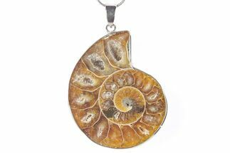 Fossil Ammonite Pendant - Million Years Old #290153