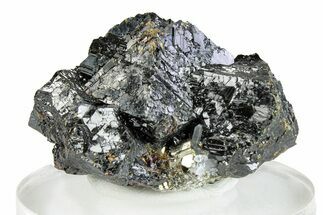 Shiny Sphalerite Crystals With Pyrite - Peru #290185