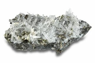 Quartz with Pyrite on Sphalerite - Peru #290193