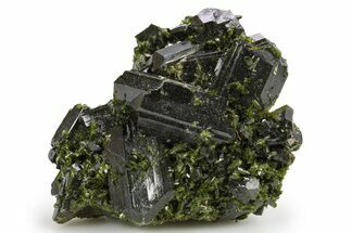 Lustrous Epidote Crystal Cluster - Pakistan #290471