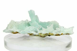 Blue-Green Aragonite Aggregation - Wenshan Mine, China #290969