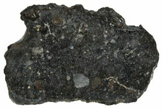 Polished Lunar Meteorite Slice ( g) - NWA #291455