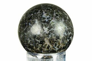 Polished, Indigo Gabbro Sphere - Madagascar #289882