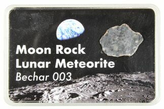 Lunar Meteorite ( g) Slice - Bechar #291334