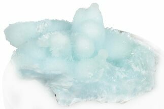 Blue-Green Aragonite Aggregation - Wenshan Mine, China #290995