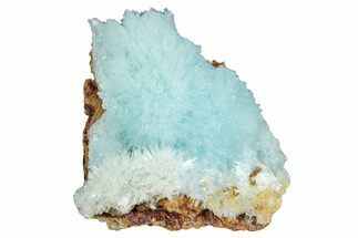 Blue-Green Aragonite Aggregation - Wenshan Mine, China #291003