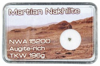 Martian Nakhlite Meteorite Fragment - NWA #292155