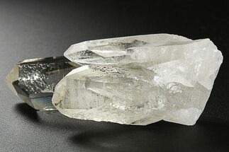 Glass-Clear Quartz Crystal Cluster - Brazil #292138