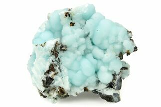 Blue-Green Aragonite Aggregation - Wenshan Mine, China #291011