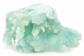 Blue-Green Aragonite Aggregation - Wenshan Mine, China #291012