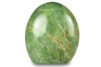 Free-Standing, Polished Green Chrysoprase - Madagascar #293428