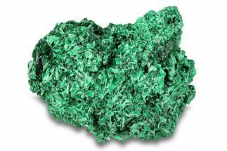 Fibrous Malachite Crystal Cluster - DR Congo #294638