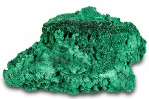 Collier Malachite Brute 11.72ct De La Mine Kipushi (Congo), A Bijoux