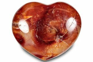 Colorful Carnelian Agate Heart #293738