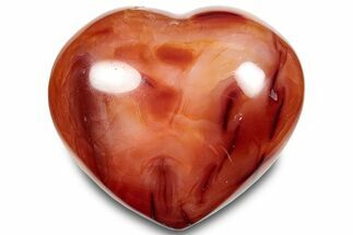 Colorful Carnelian Agate Heart #293745