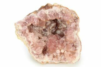 Rose Pink Amethyst Geode Half - Argentina #296805