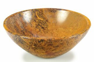 Colorful, Polished Coquina Jasper Bowl #297638