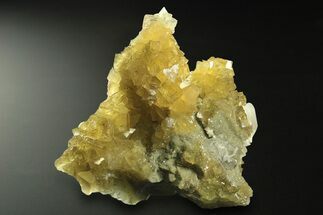 Gemmy Yellow Fluorite Cluster - Spain #297593