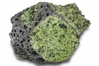 Peridot in Basalt - Arizona #300600