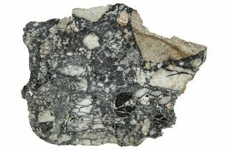 Polished Lunar Meteorite ( g) Slice - Ajdabiya #301115