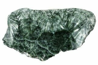 Polished Seraphinite Section - Korshunovkiy Mine, Siberia #301497